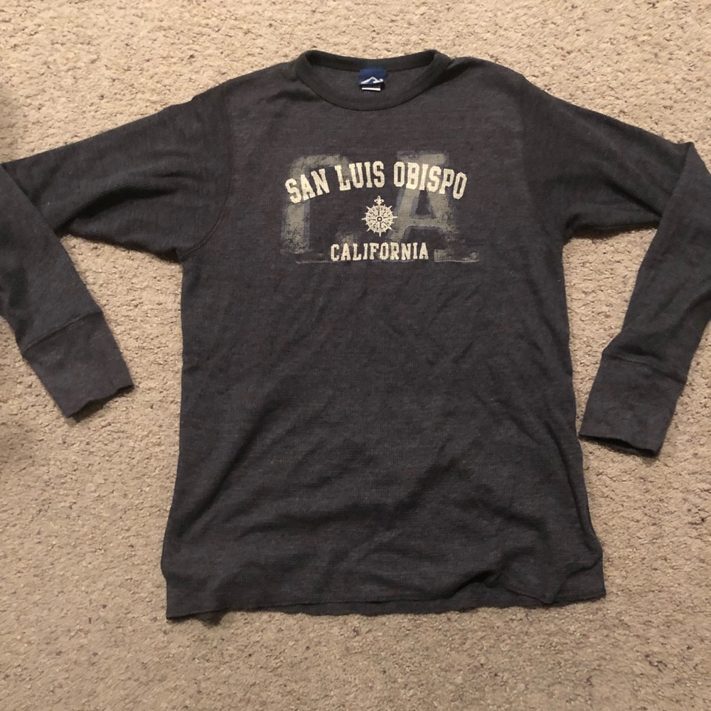 Long sleeve waffle T-shirt